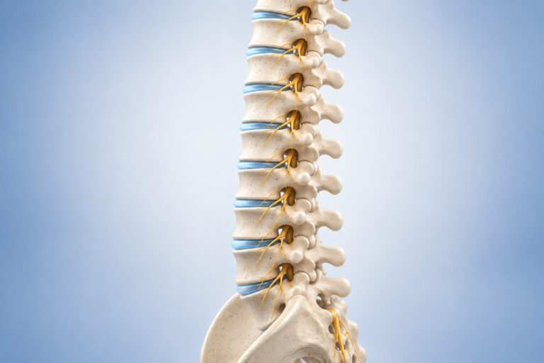 Anatomy กระดูกสันหลังแบบ 3D