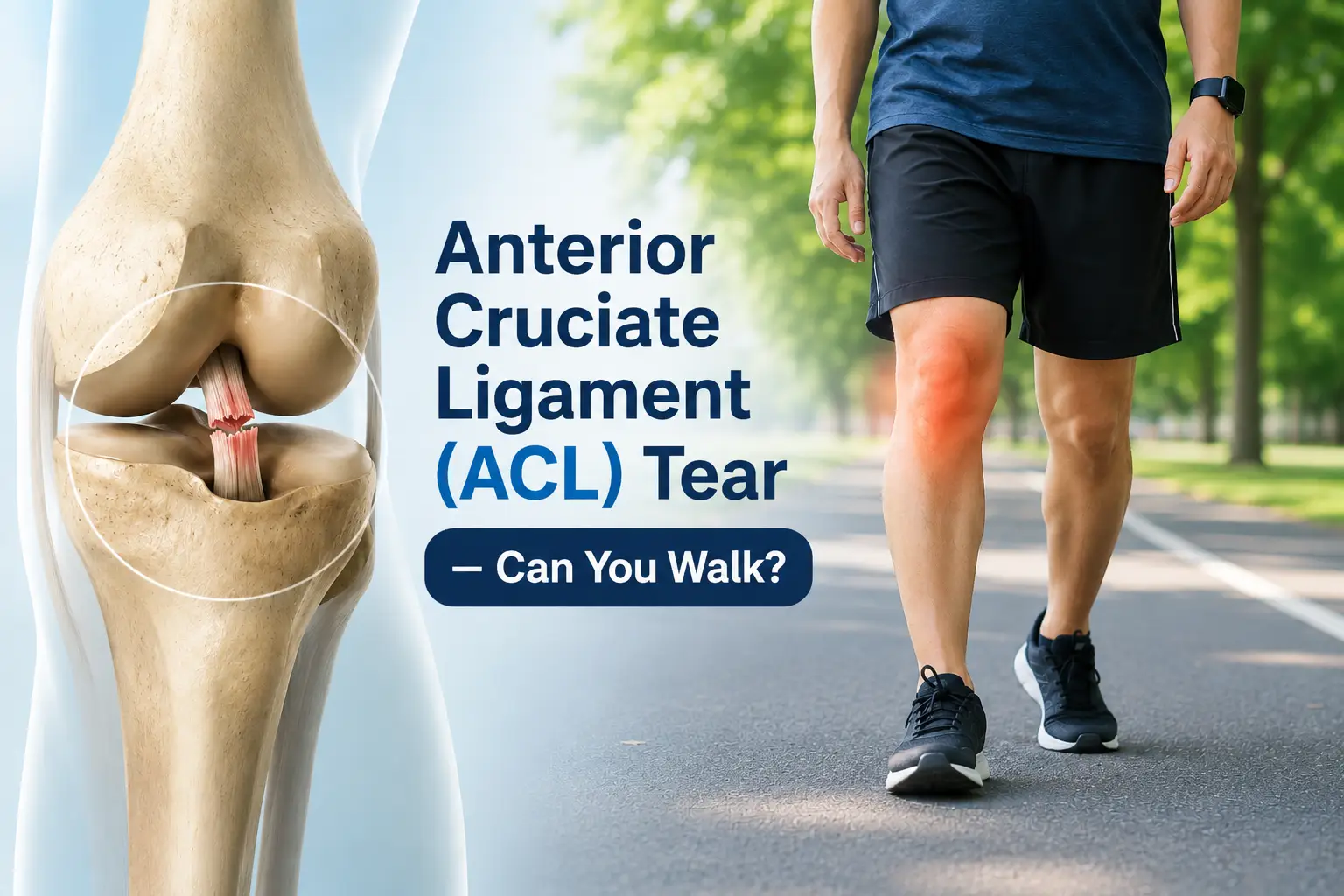 Anterior Cruciate Ligament (ACL) Tear — Can You Walk?
