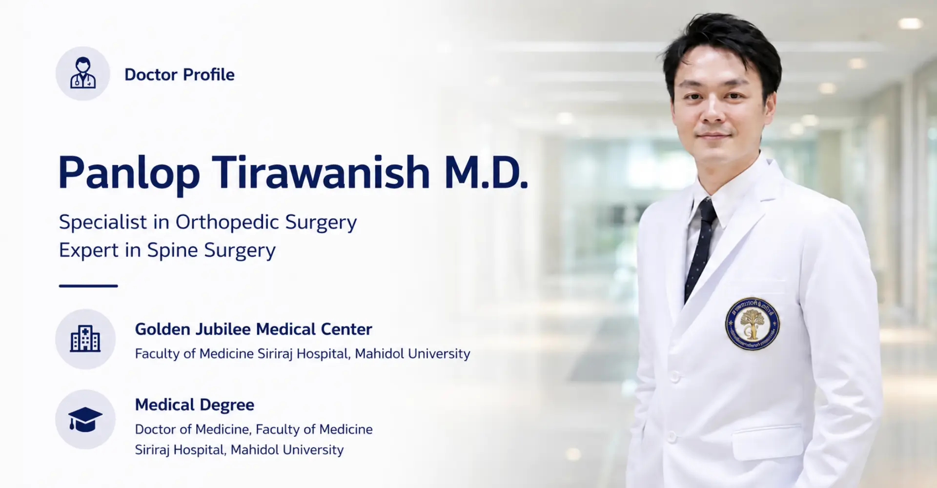Panlop Tirawanish, M.D.