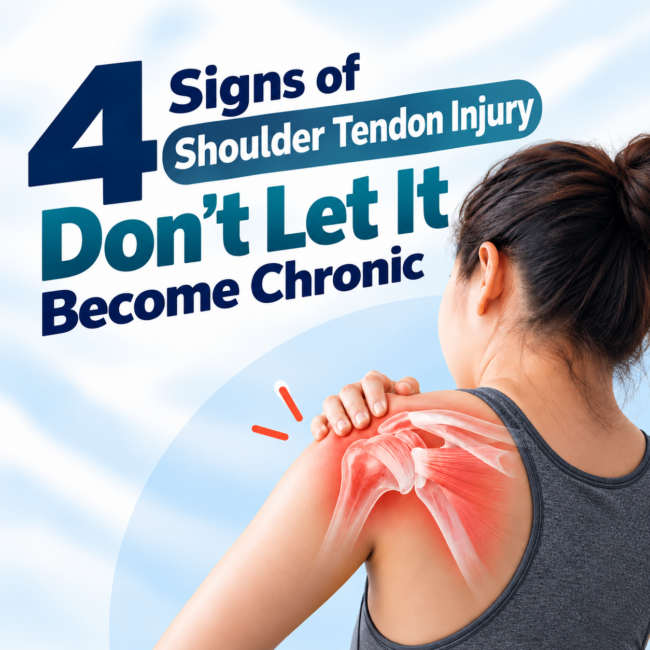 4 Signs of Shoulder Tendon Injury 4 Signs of Shoulder Tendon Injury