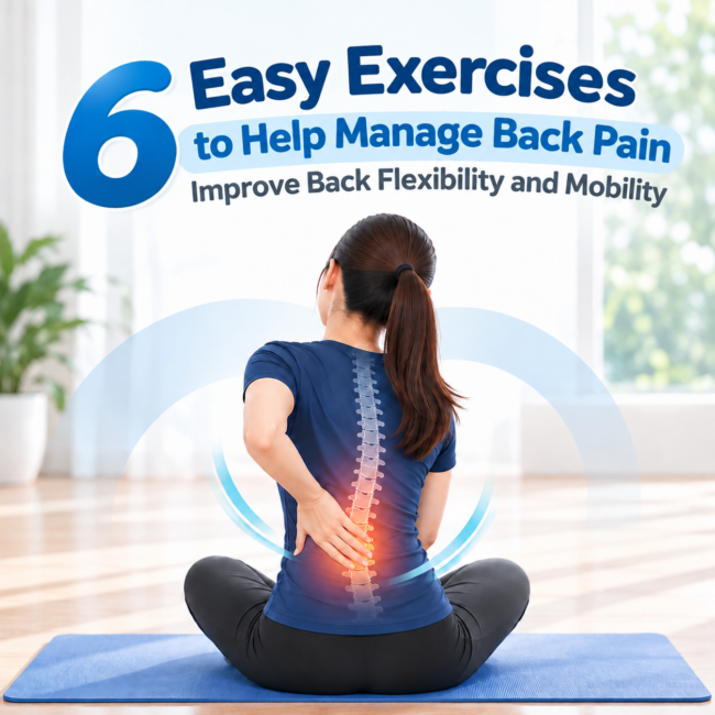 6 Easy Exercises for Back Pain