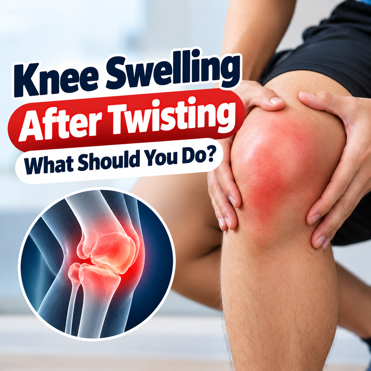 Knee Sweelling After Twisting What Should You Do?