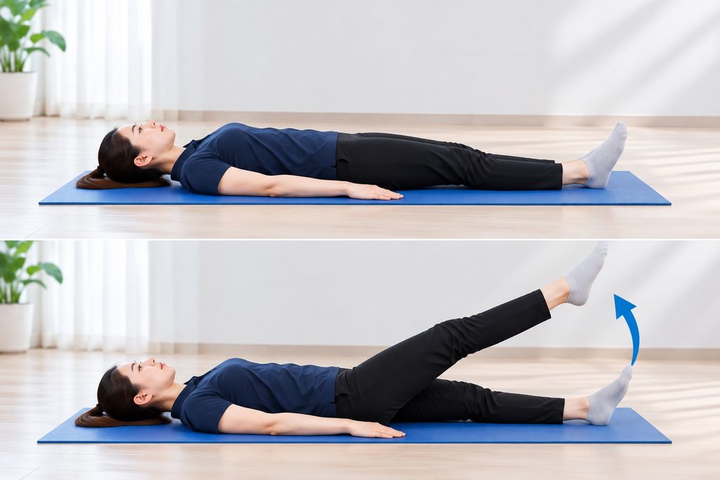 ายกขายืดตรง (Straight Leg Raise)