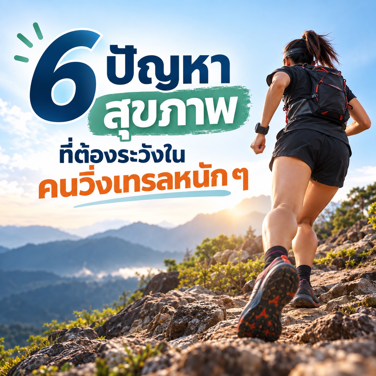6 ปัญหาสุขภาพที่ต้องระวังในคนวิ่งเทรลหนัก ๆ